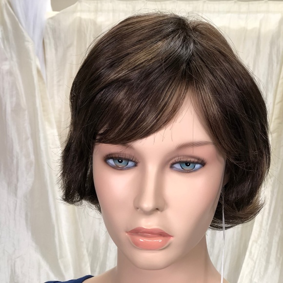 NWT Dark Brown and Honey, Short Pixie Wig - Picture 3 of 8